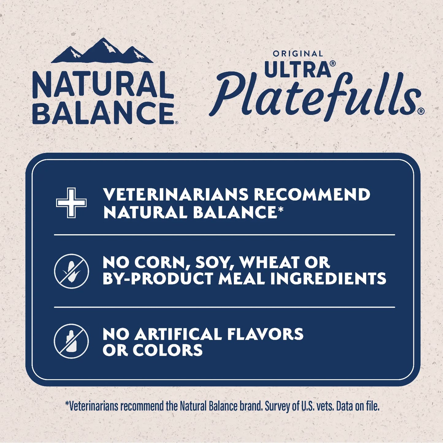 Product info 2 of Natural Balance Ultra Platefulls Chicken Morsels in Gravy Adult Wet Cat Food Variety Pack 3-oz Pouches 12 Count