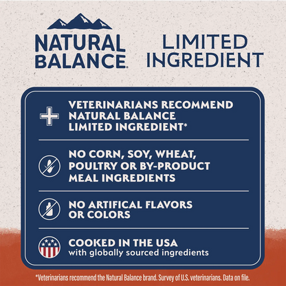Product info of Natural Balance Pet Foods Limited Ingredient Adult Dry Dog Food Salmon & Sweet Potato 12-lb