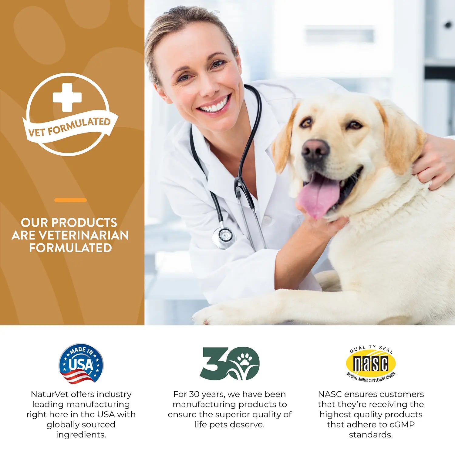 Product info 3 of NaturVet Omega-Gold Plus Salmon Oil Soft Chews for Dogs & Cats 90 Count 9-oz