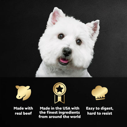 Product info of Cesar Filets in Gravy Adult Wet Dog Food Variety Pack Prime Rib, Filet Mignon, New York Strip 24 Count 3.5-oz