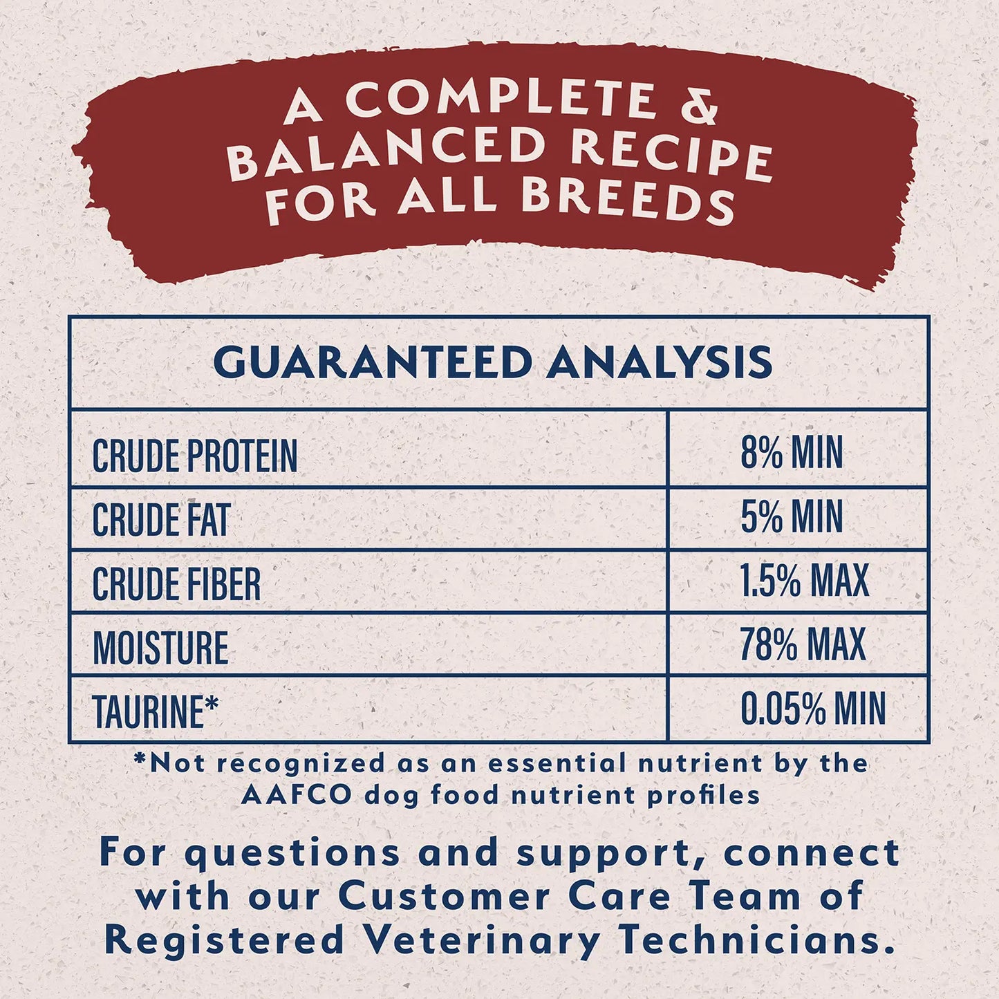 Ingredients info 3 of Natural Balance Pet Foods Limited Ingredient Canned Dog Food Beef & Brown Rice 13-oz