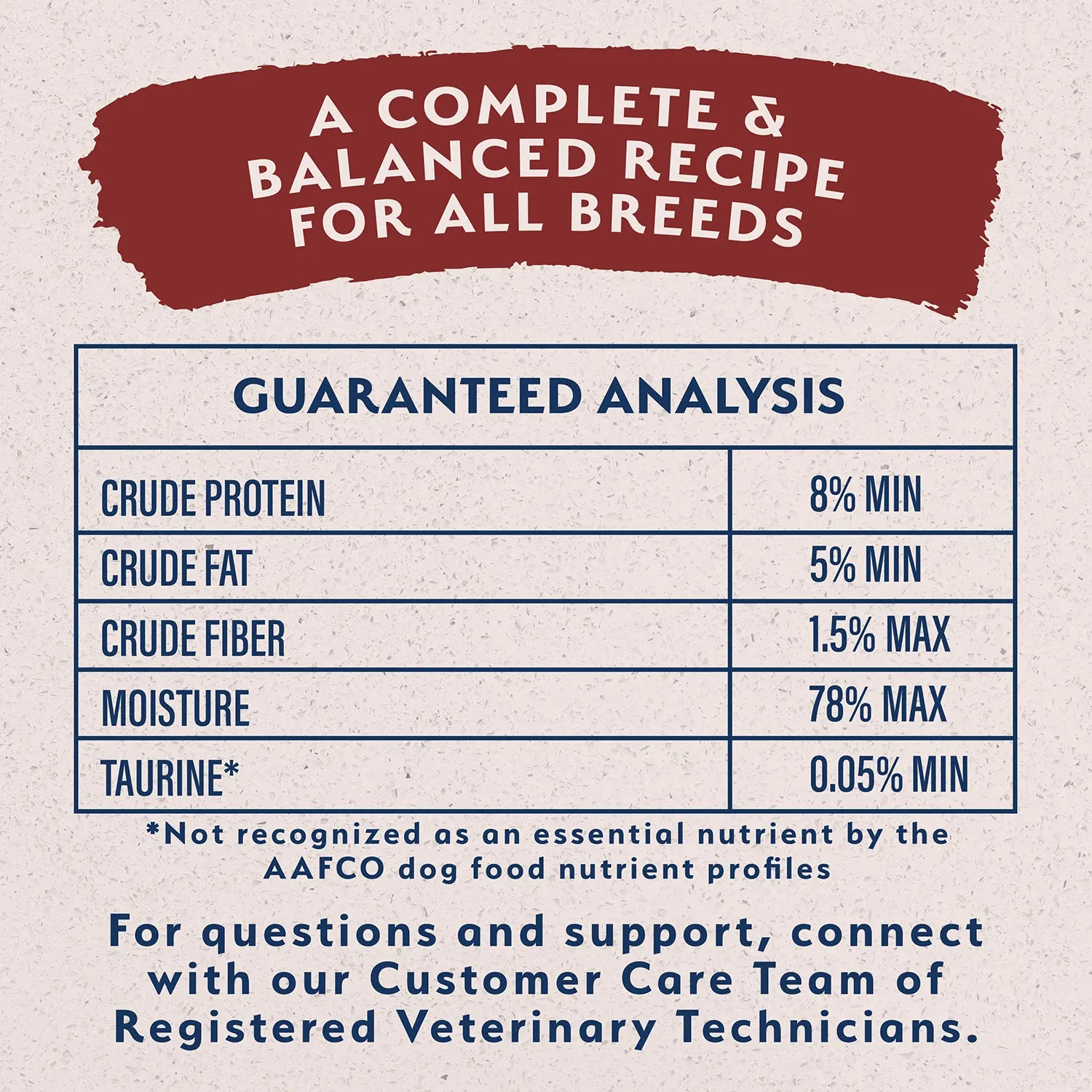Ingredients info 3 of Natural Balance Pet Foods Limited Ingredient Canned Dog Food Beef & Brown Rice 13-oz