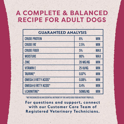 Guaranteed-Analysis of Natural Balance Pet Foods Original Ultra Fat Dogs Canned Dog Food Chicken & Salmon 13-oz