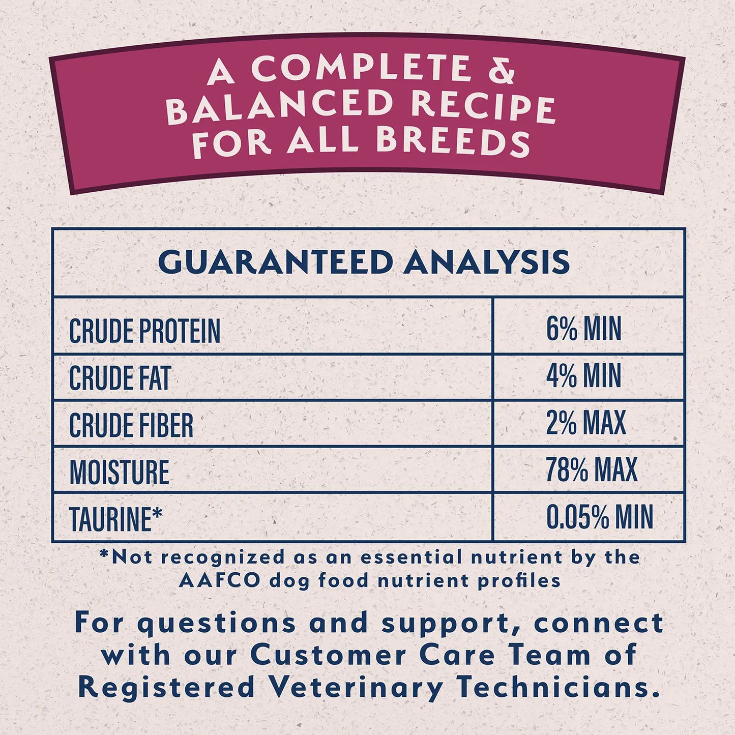 Ingredients info 1 of Natural Balance Pet Foods Limited Ingredient Reserve Canned Dog Food Sweet Potato & Venison 13-oz
