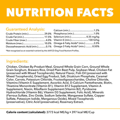Ingredients & Guaranteed-Analysis of IAMS Proactive Health Smart Puppy Dry Dog Food Real Chicken 7-lb 
