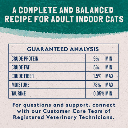 Guaranteed-Analysis of Natural Balance Pet Foods Original Ultra Indoor Canned Cat Food Chicken Formula 5.5-oz