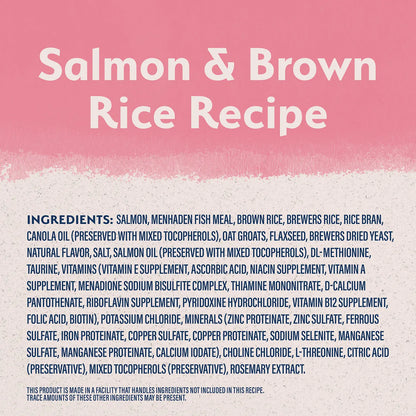 Ingredients info 2 of Natural Balance Pet Foods Limited Ingredient Puppy Dry Food Salmon & Brown Rice 24-lb