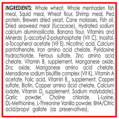 Ingredients info of API Betta Floating Pellets Fish Food 1-oz