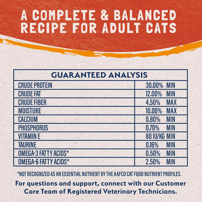 Guaranteed-Analysis of  Natural Balance Pet Foods Limited Ingredient Reserve Grain Free Dry Cat Food Green Pea & Duck 10-lb