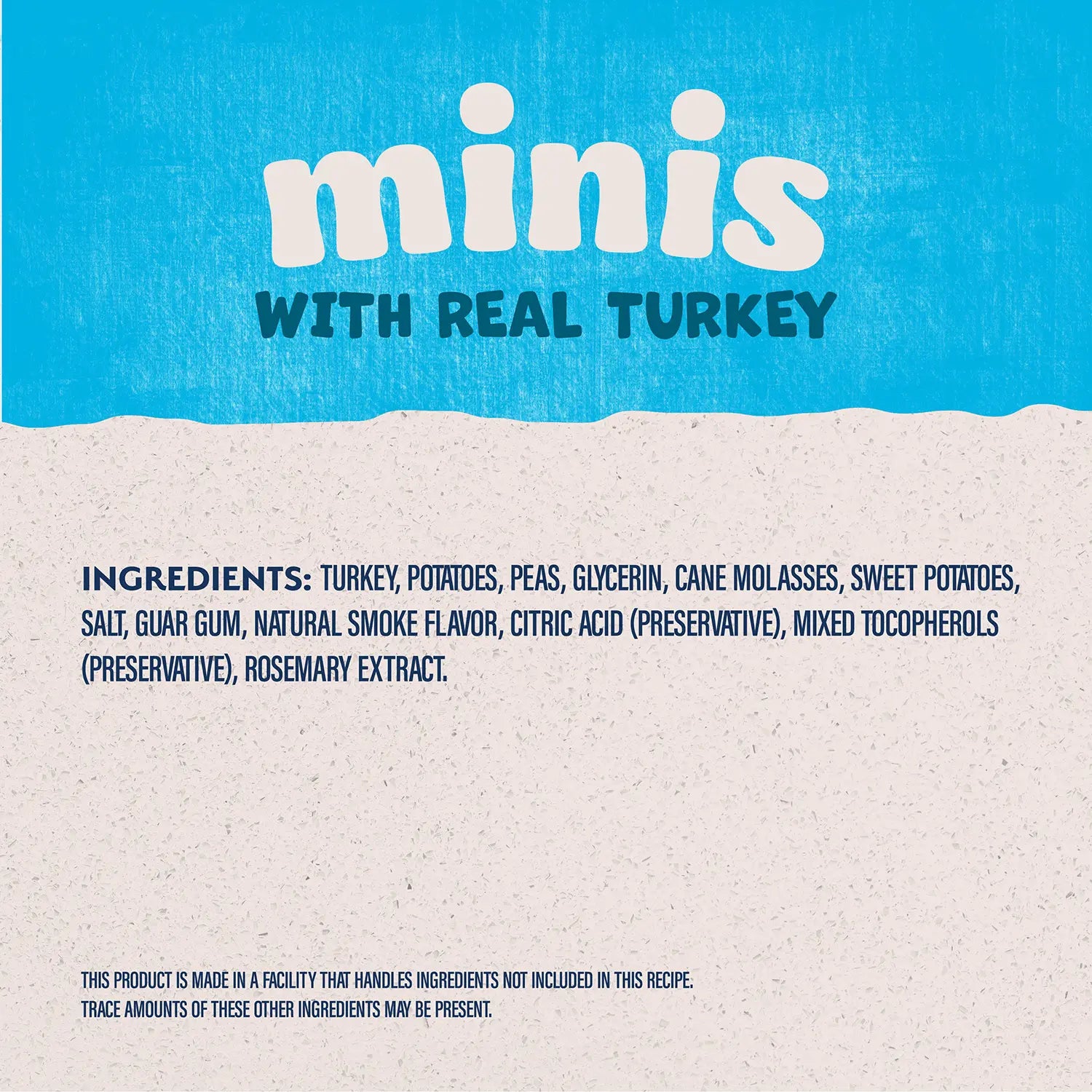 Ingredients info of Natural Balance Pet Foods Rewards Minis Soft & Meaty Dog Treats Turkey 5.3-oz