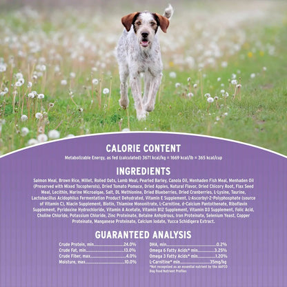 Ingredients & Guaranteed-Analysis of Annamaet Original Option Dry Dog Food Salmon Meal & Brown Rice Formula 5-lb
