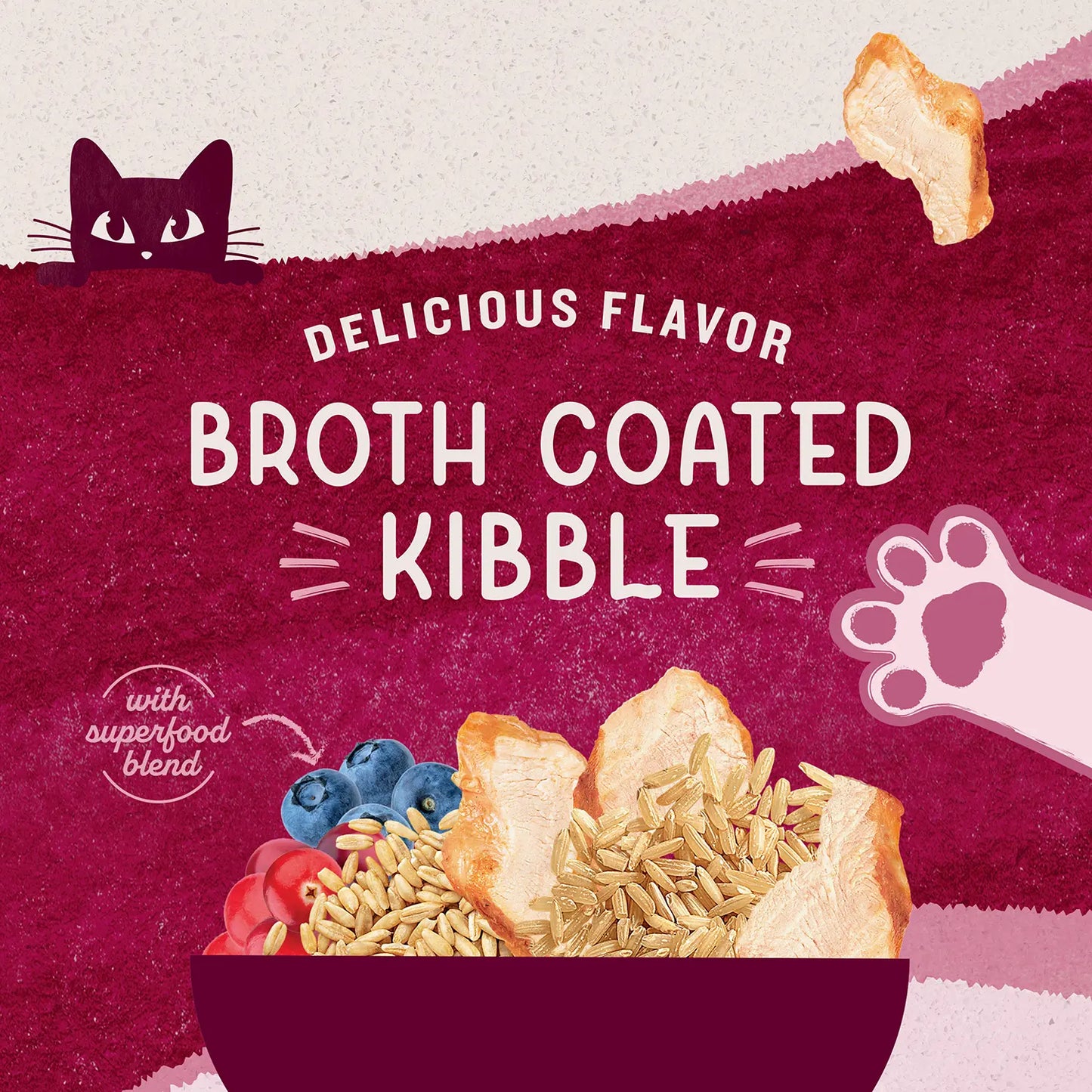 Ingredients info of Natural Balance Pet Foods Original Ultra Broth Coated Adult Dry Cat Food Chicken Meal & Salmon Meal 15-lb
