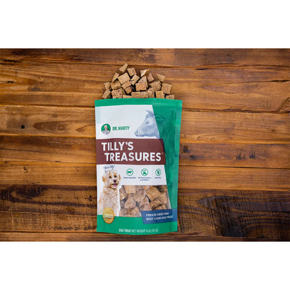 LifeStyle of Dr. Marty Tilly's Treasures Freeze-Dried Dog Treats Beef Liver 4-oz