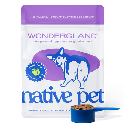 Native Pet WonderGland Anal Gland Pumpkin Fiber & Digestive Supplement for Dogs 8-oz, Kwik Pets