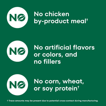 No Baddies of Nutro Wholesome Essentials Chicken & Brown Rice Recipe Senior Dry Cat Food 5-lb