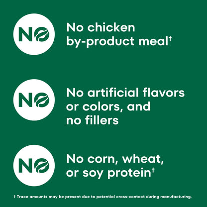 No Baddies of Nutro Wholesome Essentials Chicken & Brown Rice Early Development Kitten Dry Cat Food 5-lb