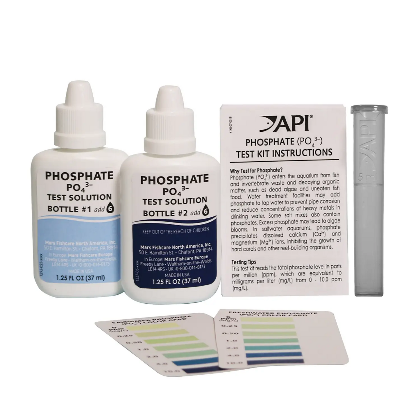 Product of API Phosphate Test Kit Freshwater & Saltwater Aquarium 150 Count