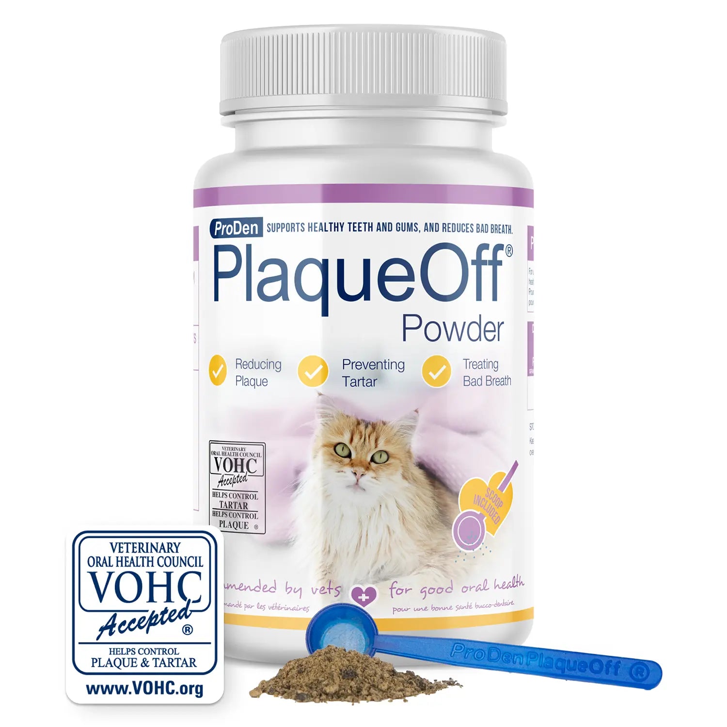 Product Info of NaturVet Proden PlaqueOff Powder for Cats 40g