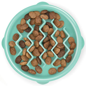 Product info of Outward Hound Fun Feeder Interactive Dog Bowl Slow Feeder Mint Extra Small