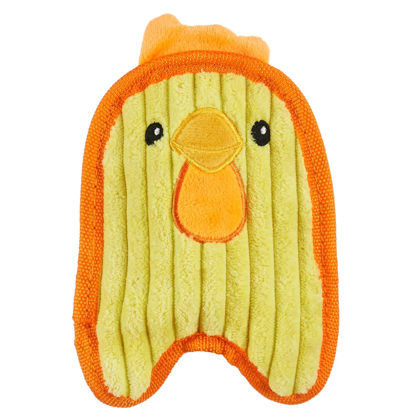 Product info of Outward Hound Durablez Chick Squeaky Plush Dog Toy Yellow Extra Small