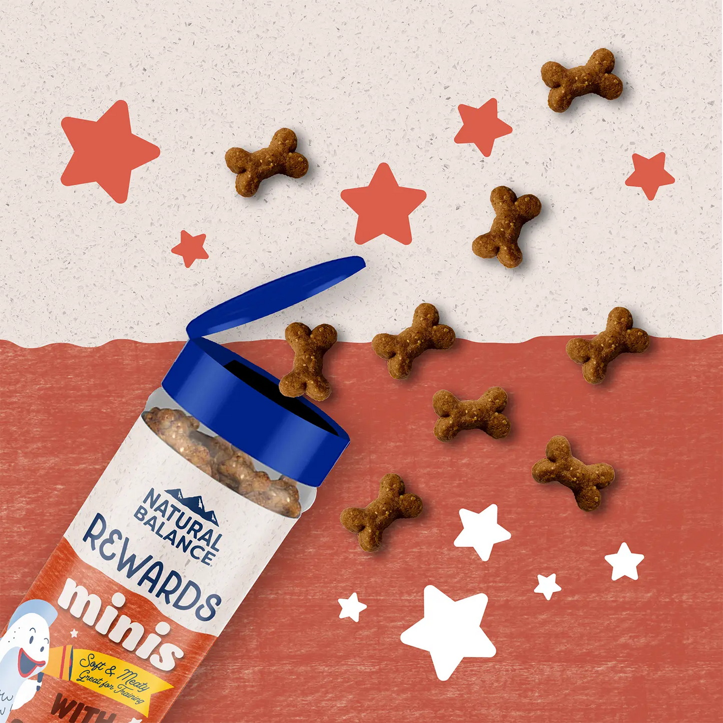 Product info of Natural Balance Pet Foods Rewards Minis Soft & Meaty Dog Treats Salmon 5.3-oz