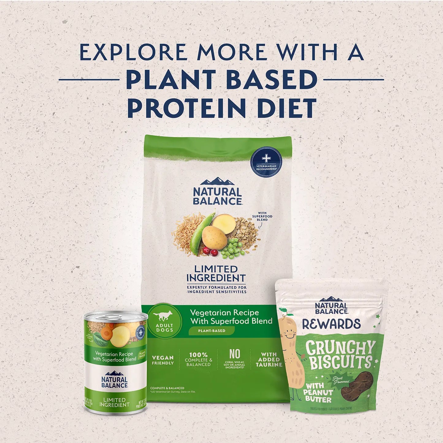 Product Families of Natural Balance Pet Foods L.I.D Plant Powered Vegan Friendly Vegetarian Recipe Canned Dog Food 13-oz