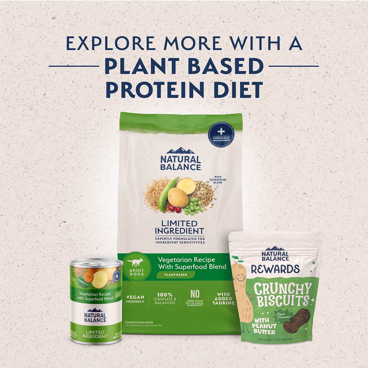 Product Families of Natural Balance Pet Foods L.I.D Plant Powered Vegan Friendly Vegetarian Recipe Canned Dog Food 13-oz