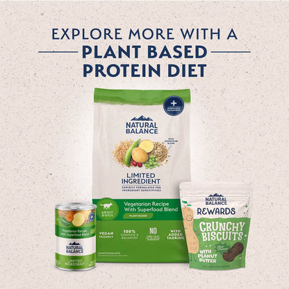 Product Families of Natural Balance Pet Foods L.I.D Plant Powered Vegan Friendly Vegetarian Recipe Canned Dog Food 13-oz