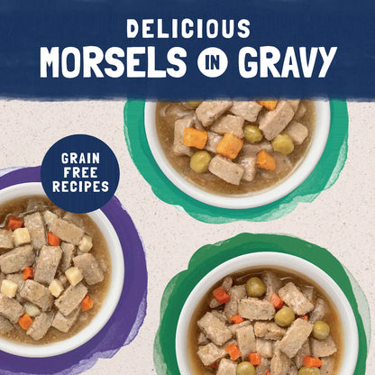 Protein Info of Natural Balance Ultra Platefulls Chicken Morsels in Gravy Adult Wet Cat Food Variety Pack 3-oz Pouches 12 Count