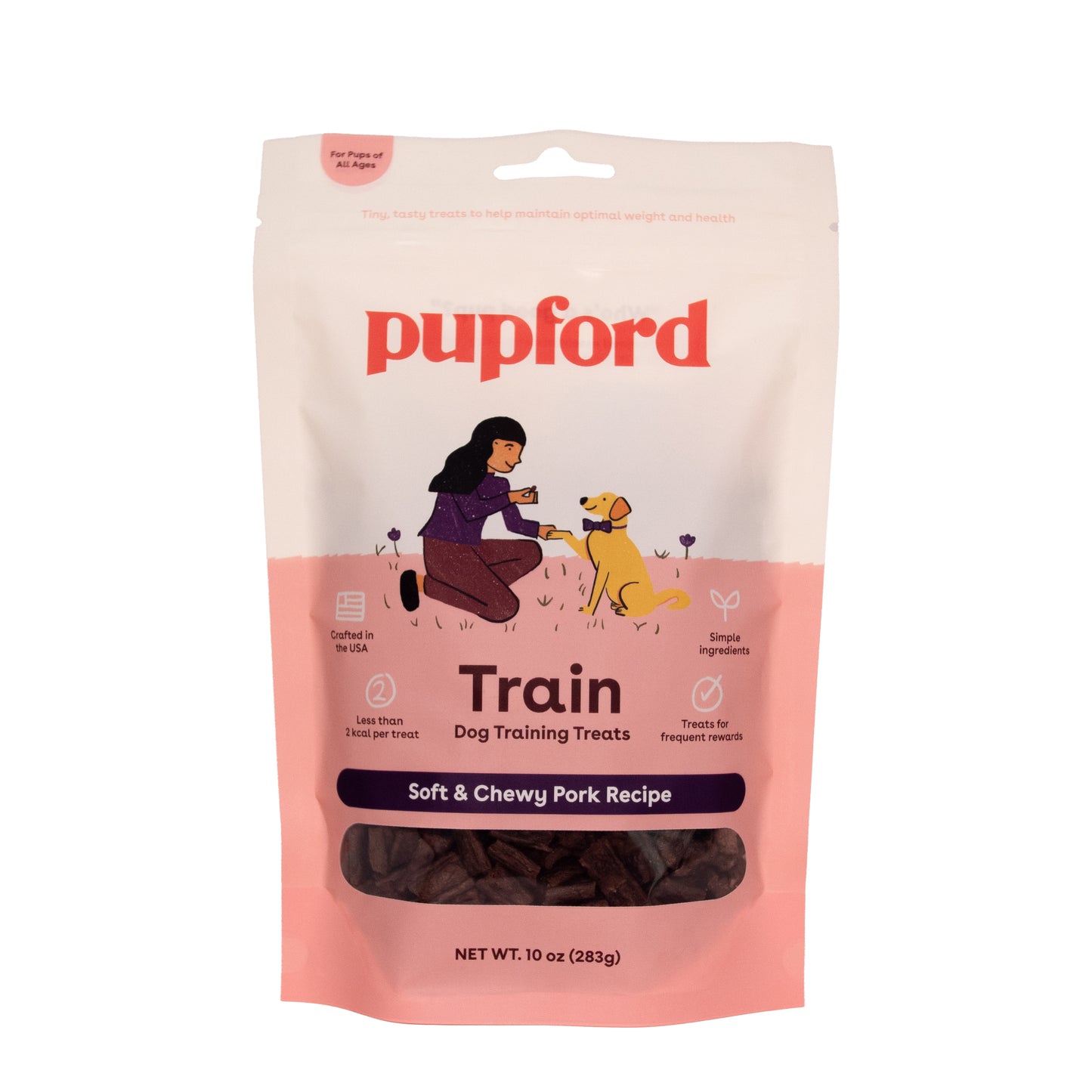 Pupford Soft & Chewy Pork Training Dog Treats 10-oz, Kwik Pets