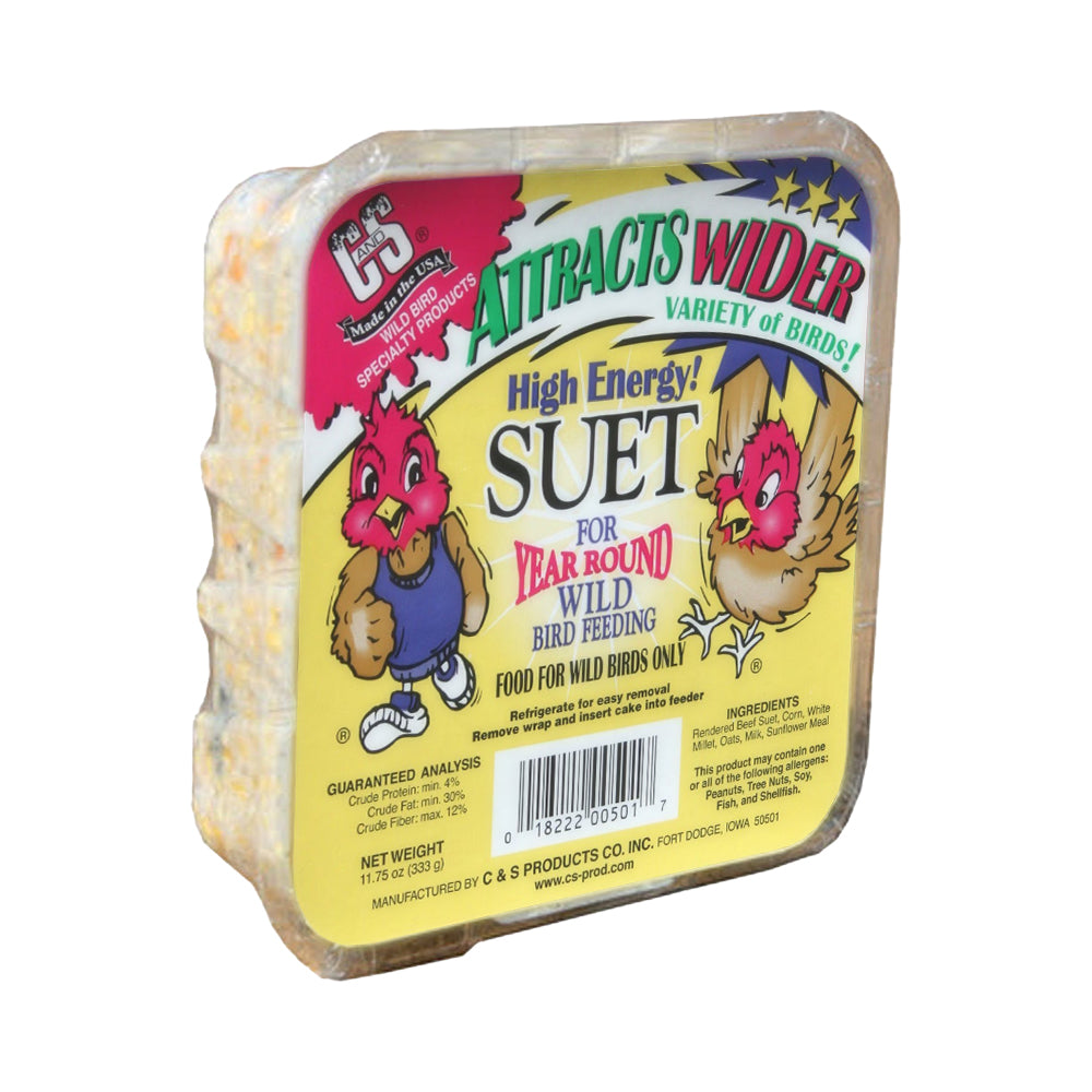 Side of C&S High Energy Suet Treat for Wild Birds 11.75-oz