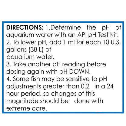Usage 2 of API pH Down Freshwater Aquarium Water Treatment 4-oz