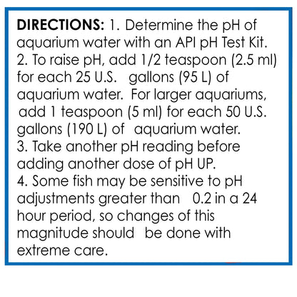 Usage 2 of API pH Up Freshwater Aquarium Water Treatment 4-oz