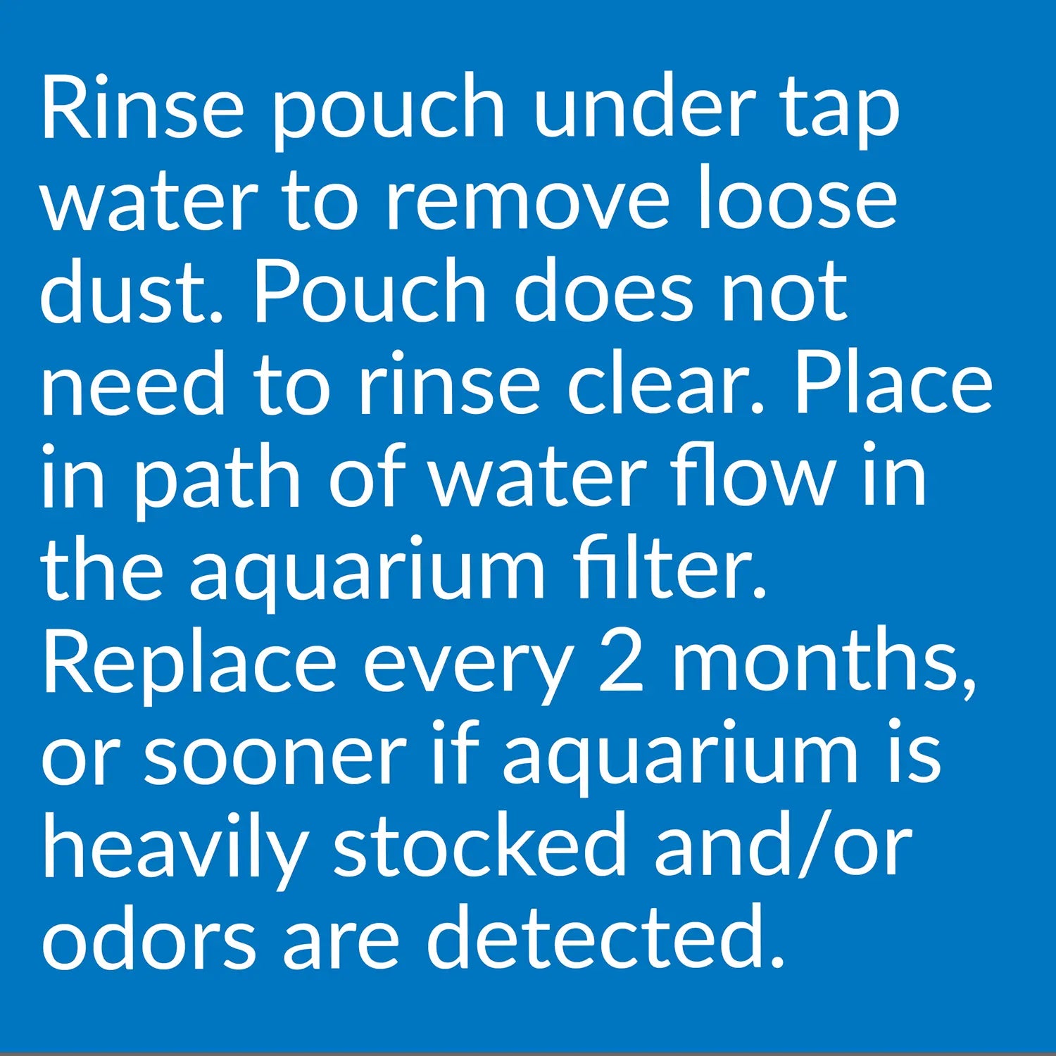 Usages Directions of API Bio-Chem Zorb Aquarium Filter Media