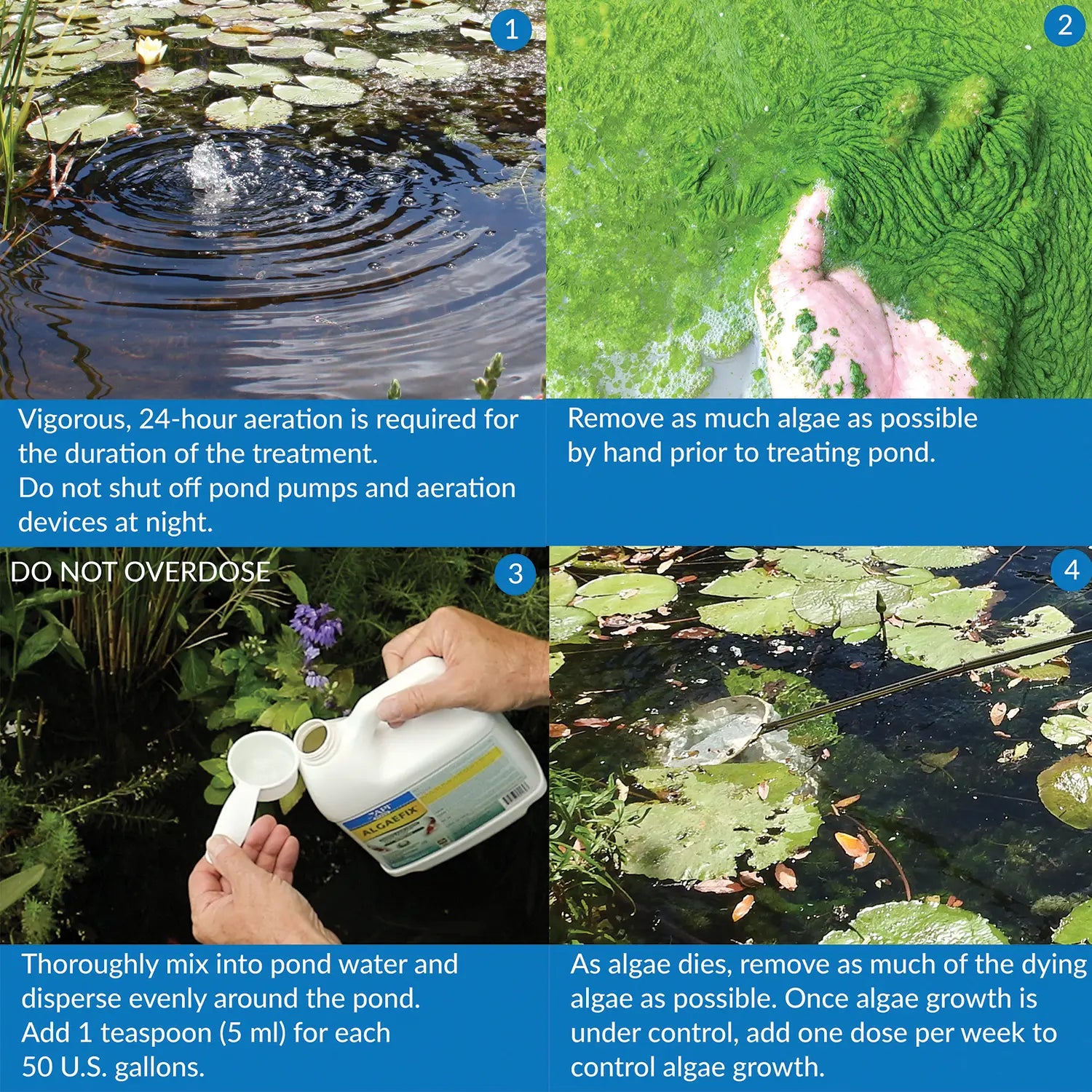 Usage 2 of API Pond AlgaeFix Algae Control Solution 8-oz