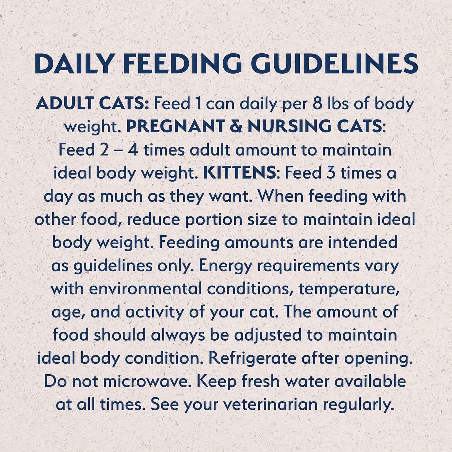 Feeding Guidelines of Natural Balance Pet Foods Original Ultra Grain Free Canned Cat Food Chicken 5.5-oz