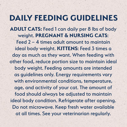 Feeding Guidelines of Natural Balance Pet Foods Original Ultra Grain Free Canned Cat Food Chicken 5.5-oz