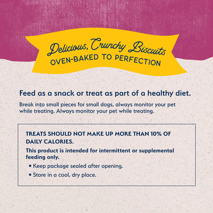 Usages Directions of Natural Balance Pet Foods Rewards Bite-Size Crunchy Biscuits Small Breed Dog Treats Venison 8-oz