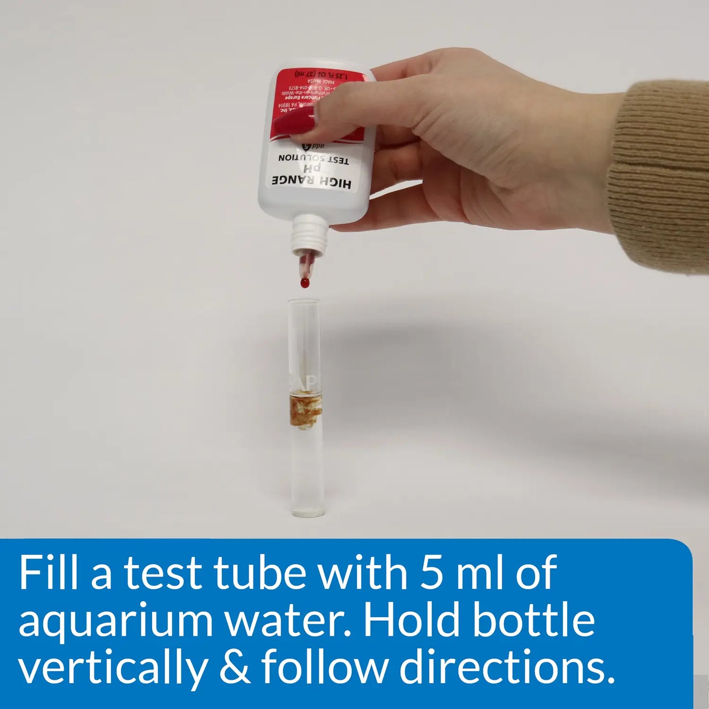 Usages Directions of API High Range pH Test Kit for Freshwater & Saltwater Aquarium 160 Count
