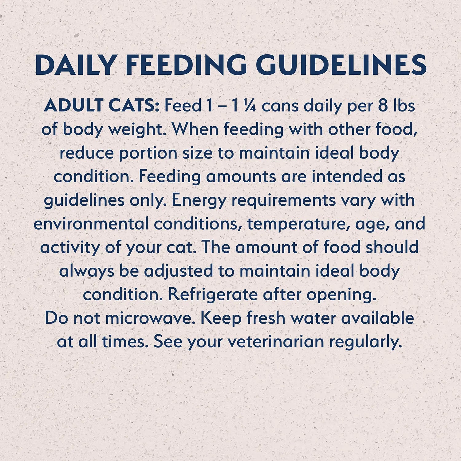 Feeding Guidelines of Natural Balance Pet Foods Original Ultra Indoor Canned Cat Food Chicken Formula 5.5-oz