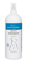 VetOne Aurocin CeraDerm Dog & Cat Ear Cleanser 16-oz