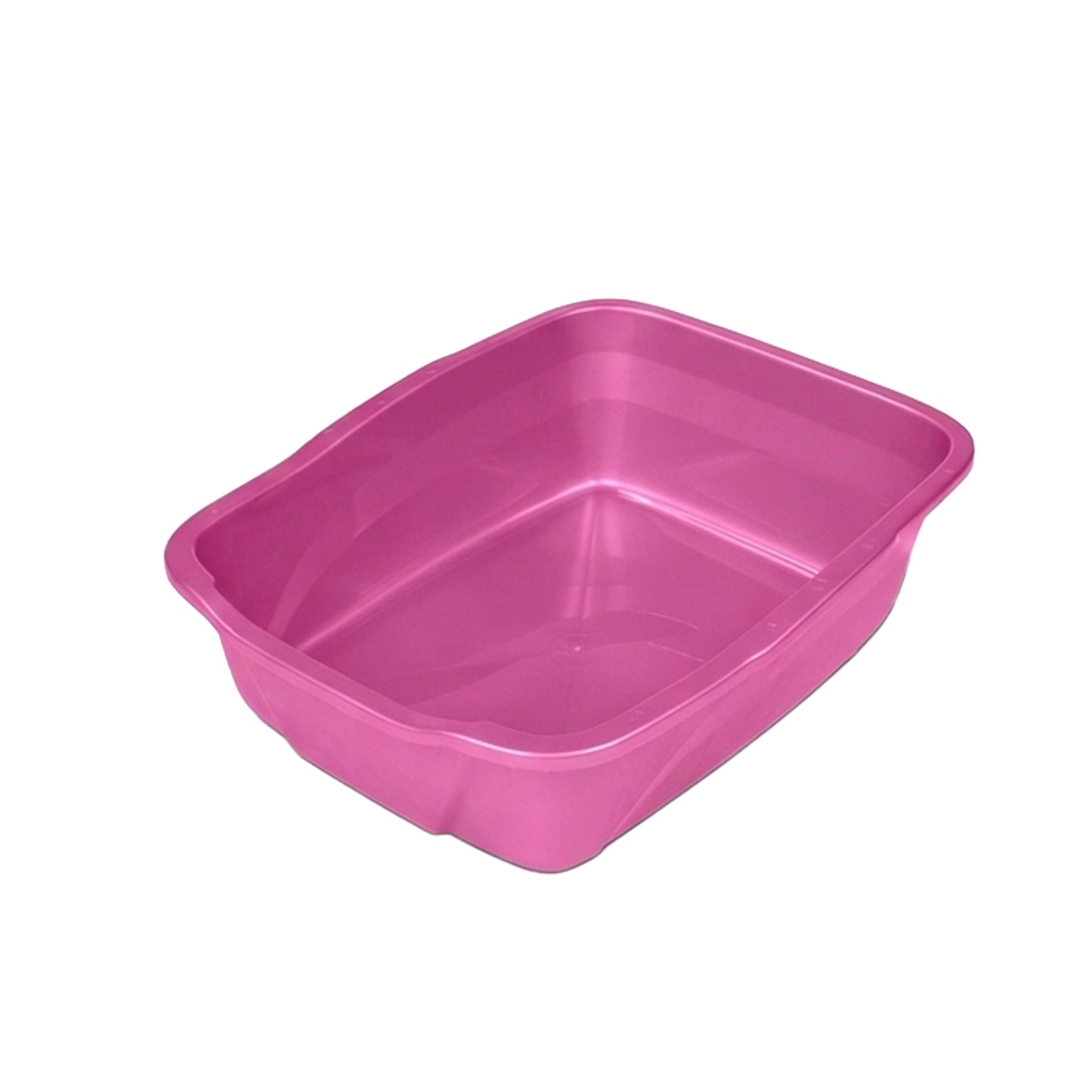Front 5 of Van Ness Plastics Cat Litter Pan Assorted Large