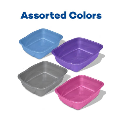 Front of Van Ness Plastics Cat Litter Pan Assorted Large