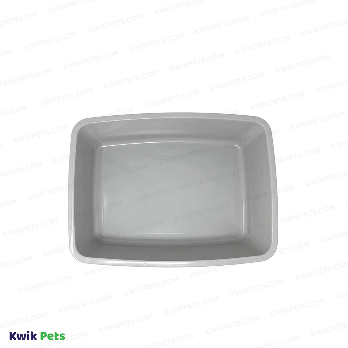Front 2 of Van Ness Plastics Cat Litter Pan Assorted Medium