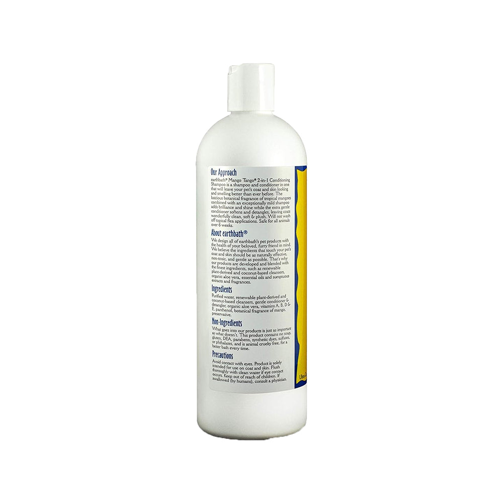 Earthbath 2-in-1 Conditioning Pet Shampoo Mango Tango 16-oz
