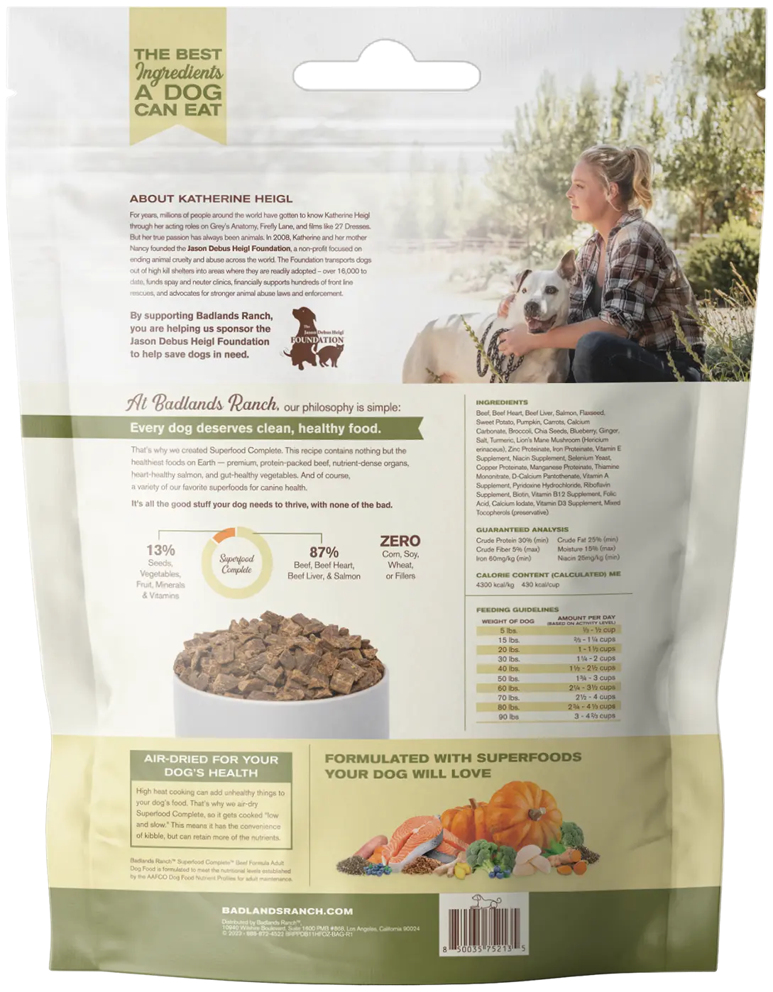 Badlands Ranch Superfood Complete Air-Dried Dog Food Beef 11.5-oz, Kwik Pets