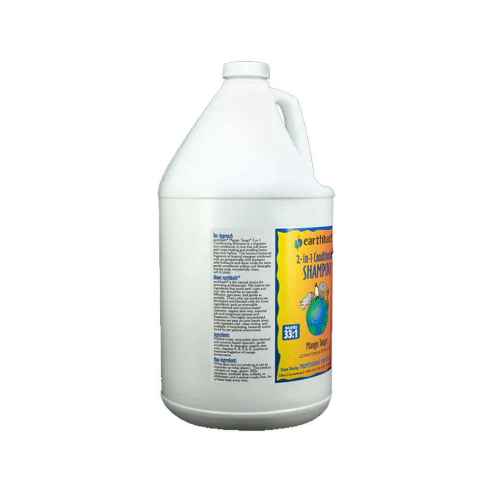 Earthbath 2-in-1 Conditioning Pet Shampoo Mango Tango 128-oz