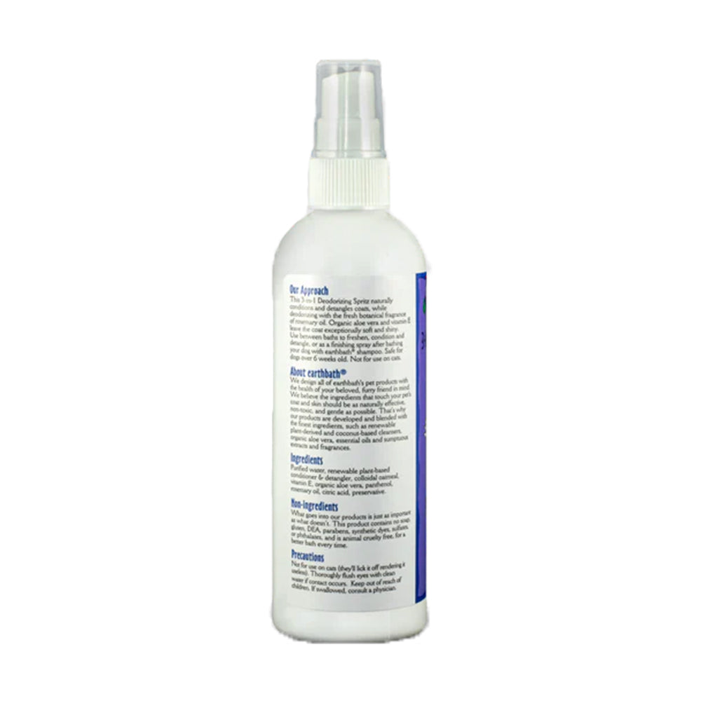 Earthbath 3-in-1 Deodorizing Spritz for Dogs Mediterranean Magic 8-oz