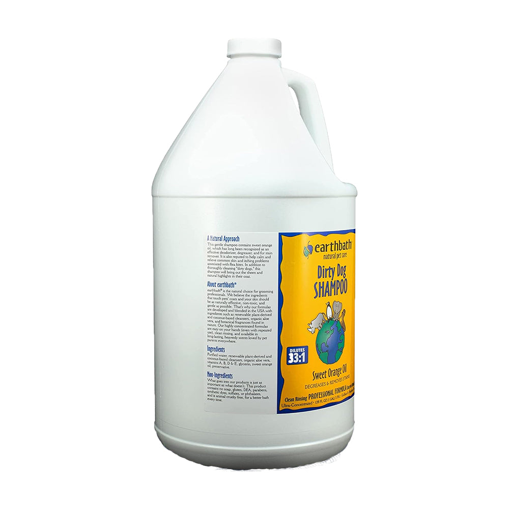 Earthbath Dirty Dog Shampoo Sweet Orange Oil 128-oz