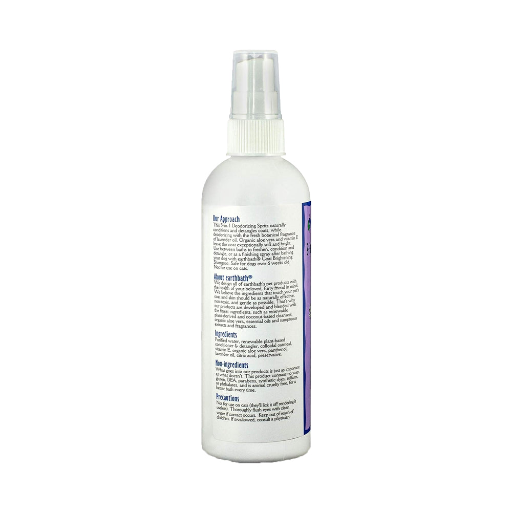 Earthbath 3-in-1 Deodorizing Spritz for Dogs Lavender 8-oz